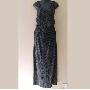 JOIE Black White Geo‎ Jovi Print Abstract Sleeveles